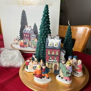 VTG Jetmax International Village Scene Candle Set, “Lightscapes”, in box